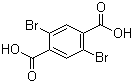 结构式 CAS# 13731-82-3, 2,5-二溴对苯二甲酸; 2,5-二溴-1,4-苯二甲酸