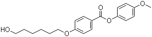 4-(6-Hydroxyhexyloxy)benzoic acid 4-methoxyphenyl ester molecular structure (CAS 137407-31-9)