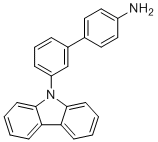 structure of CAS# 1374759-84-8, 3'-(9H-Carbazol-9-yl)-[1,1'-biphenyl]-4-amine;4-(3-carbazol-9-ylphenyl)aniline