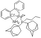 structure of CAS# 1375477-29-4, [2'-(Amino)[1,1'-biphenyl]-2-yl][butylbis(tricyclo[3.3.1.1(3,7)]dec-1-yl)phosphine]chloropalladium;cataCXium A-Pd-G2