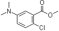 2-Chloro-5-dimethylaminobenzoic acid methyl ester molecular structure (CAS 137548-16-4)