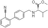N-[(2'-Cyano-(1,1'-biphenyl)-4-yl)methyl)]valine methyl ester molecular structure (CAS 137863-89-9)