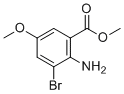 structure of CAS# 1378874-22-6, Methyl 2-amino-3-bromo-5-methoxybenzoate