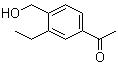 structure of CAS# 1378888-43-7, 1-(3-Ethyl-4-hydroxymethyl-phenyl)ethanone