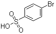 structure of CAS# 138-36-3, 4-Bromophenylsulfonic acid;p-Bromobenzenesulfonic acid; p-Bromophenylsulfonic acid