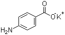 4-Aminobenzoic acid potassium salt molecular structure (CAS 138-84-1)