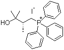 [(2R)-3-Hydroxy-2,3-dimethylbutyl]triphenylphosphonium iodide molecular structure (CAS 138079-59-1)