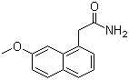 结构式 CAS# 138113-07-2, 7-甲氧基萘-1-乙酰胺