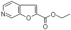结构式 CAS# 138173-83-8, 呋喃并[2,3-c]吡啶-2-甲酸乙酯