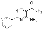 4-Amino-2-(3-pyridinyl)-5-pyrimidinecarboxamide molecular structure (CAS 1383131-94-9)