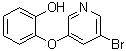 2-[(5-Bromo-3-pyridinyl)oxy]phenol molecular structure (CAS 1383132-69-1)