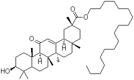 硬脂醇甘草亭酸酯分子结构 (CAS 13832-70-7)