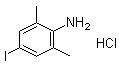 4-碘-2,6-二甲基苯胺盐酸盐分子结构 (CAS 138385-59-8)