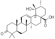 3-Oxopomolic acid molecular structure (CAS 13849-90-6)