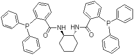 (1R,2R)-(+)-N,N'-Bis(2-diphenylphosphinobenzoyl)-1,2-diaminocyclohexane molecular structure (CAS 138517-61-0)