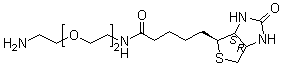 (+)-Biotinyl-3,6-dioxaoctanediamine molecular structure (CAS 138529-46-1)