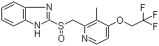 (R)-Lansoprazole molecular structure (CAS 138530-94-6)