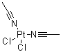 structure of CAS# 13869-38-0, Bis(acetonitrile)platinum(II) chloride;Bis(acetonitrile)platinum dichloride