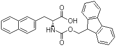(R)-N-Fmoc-2-Naphthylalanine molecular structure (CAS 138774-94-4)