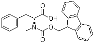 Fmoc-N-methyl-D-phenylalanine molecular structure (CAS 138775-05-0)
