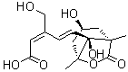 (2E,4E)-5-[(1S,3S,5R,8S)-3,8-Dihydroxy-1,5-dimethyl-7-oxo-6-oxabicyclo[3.2.1]oct-8-yl]-3-(hydroxymethyl)-2,4-pentadienoic acid molecular structure (CAS 1388075-44-2)