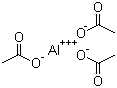 Aluminum acetate molecular structure (CAS 139-12-8)