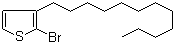 2-Bromo-3-dodecylthiophene molecular structure (CAS 139100-06-4)