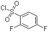 2,4-Difluorobenzenesulfonyl chloride molecular structure (CAS 13918-92-8)