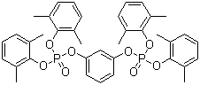 Tetrakis(2,6-dimethylphenyl) 1,3-phenylene bisphosphate molecular structure (CAS 139189-30-3)