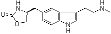 结构式 CAS# 139264-35-0, (4S)-4-[[3-[2-(甲基氨基)乙基]-1H-吲哚-5-基]甲基]-2-恶唑烷酮
