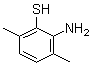 2-氨基-3,6-二甲基苯硫酚分子结构 (CAS 139331-75-2)