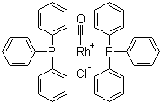 结构式 CAS# 13938-94-8, 氯化羰基双三苯基磷基铷