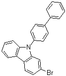 结构式 CAS# 1393835-87-4, 9-[1,1'-联苯]-4-基-2-溴-9H-咔唑