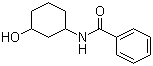 结构式 CAS# 13941-94-1, N-(3-羟基环己基)苯甲酰胺