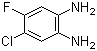 structure of CAS# 139512-70-2, 4-Chloro-5-fluorobenzene-1,2-diamine;4-Chloro-1,2-diamino-5-fluorobenzene