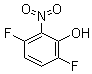 3,6-Difluoro-2-nitrophenol molecular structure (CAS 139548-97-3)
