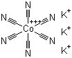 Tripotassium hexacyanocobaltate molecular structure (CAS 13963-58-1)