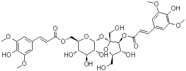 3,6'-二芥子酰基蔗糖分子结构 (CAS 139891-98-8)