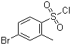 结构式 CAS# 139937-37-4, 4-溴-2-甲基苯-1-磺酰氯