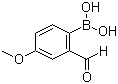 4-Methoxy-2-formylphenylboronic acid molecular structure (CAS 139962-95-1)