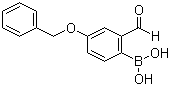 4-Benzyloxy-2-formylphenylboronic acid molecular structure (CAS 139962-97-3)