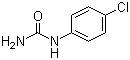 structure of CAS# 140-38-5, 4-Chlorophenylurea;N-(4-Chlorophenyl)urea