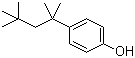 对特辛基苯酚分子结构 (CAS 140-66-9)