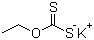 乙基黄原酸钾分子结构 (CAS 140-89-6)