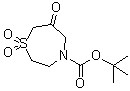 Tetrahydro-6-oxo-1,4-thiazepine-4(5H)-carboxylic acid 1,1-dimethylethyl ester 1,1-dioxide molecular structure (CAS 140217-84-1)