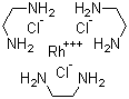 Tris(ethylenediamine)rhodium trichloride molecular structure (CAS 14023-02-0)