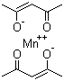 Acetylacetone manganese(II) molecular structure (CAS 14024-58-9)