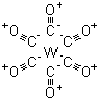 Tungsten hexacarbonyl molecular structure (CAS 14040-11-0)