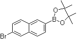 6-Bromonaphthalene-2-boronic acid pinacol ester molecular structure (CAS 1404070-35-4)