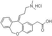 Olopatadine hydrochloride molecular structure (CAS 140462-76-6)